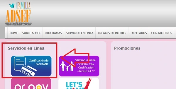 Certificación PAN